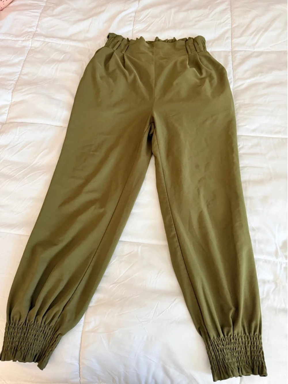 Grace Karin olive green wide leg pants in a     size 7